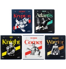 Зошит Kite DC Comics 48 аркушів, клітинка (DC24-259)