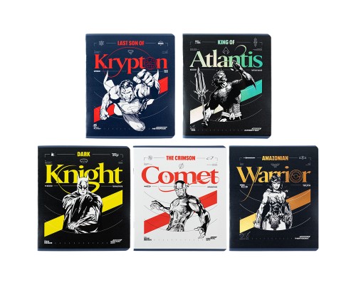 Зошит Kite DC Comics 48 аркушів, клітинка (DC24-259)