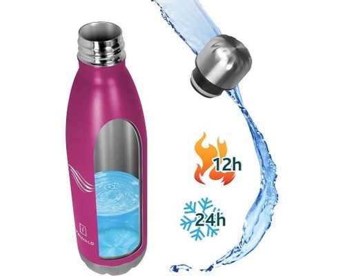 Термокружка Tavialo 750 мл матовий бордовий колір (191750103)