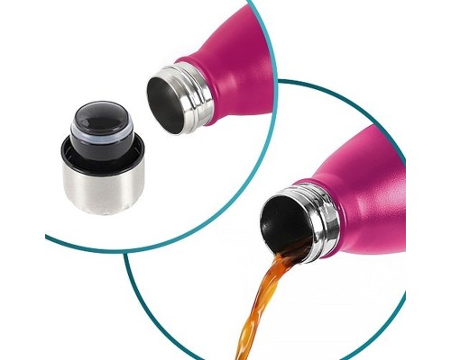 Термокружка Tavialo 750 мл матовий бордовий колір (191750103)