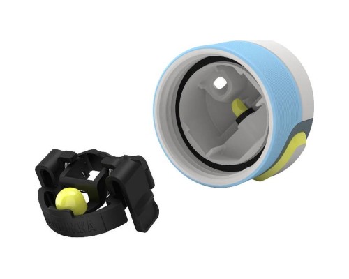 Термокружка Kambukka Etna 500 мл блакитний з квітами (11-01044)