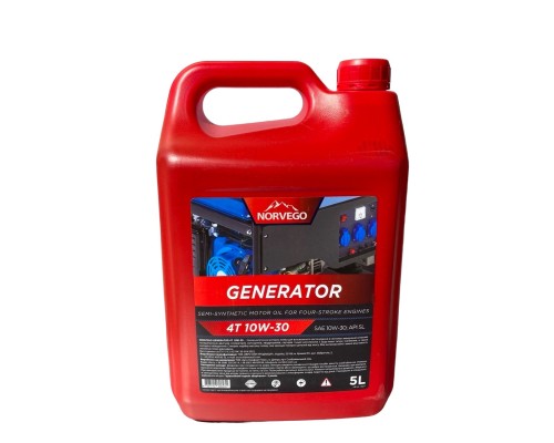 Моторна олива NORVEGO GENERATOR 4T 10W30 5 л