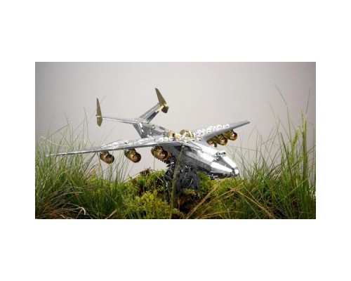 Конструктор Metal Time Колекцiйна модель Ukrainian Dream Exclusive Edition Ан-225 Мрія зібрана двокольорова (MT001EE/READY)