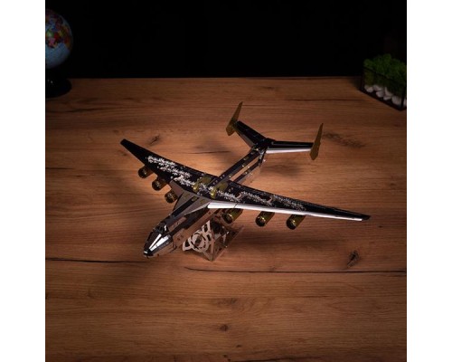 Конструктор Metal Time Колекцiйна модель Ukrainian Dream Exclusive Edition Ан-225 Мрія зібрана двокольорова (MT001EE/READY)