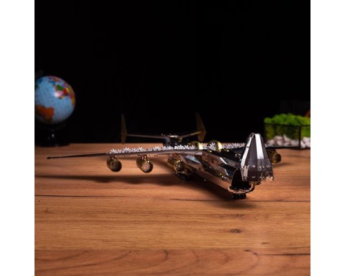 Конструктор Metal Time Колекцiйна модель Ukrainian Dream Exclusive Edition Ан-225 Мрія зібрана двокольорова (MT001EE/READY)