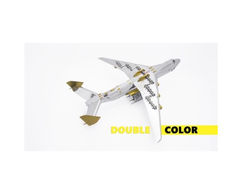 Конструктор Metal Time Колекцiйна модель Ukrainian Dream Exclusive Edition Ан-225 Мрія зібрана двокольорова (MT001EE/READY)