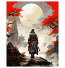 Картина по номерам Santi Шлях самурая 40 х 50 см (955382)