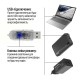 Гірлянда ColorWay Мішура LED 150 5 м 8 функцій теплий колір USB (CW-G-150L5U)