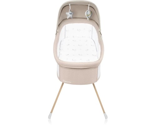 Ліжечко Lionelo приставна Malin Evo BEIGE NATURAL (LO-MALIN EVO BEIGE NATURAL)