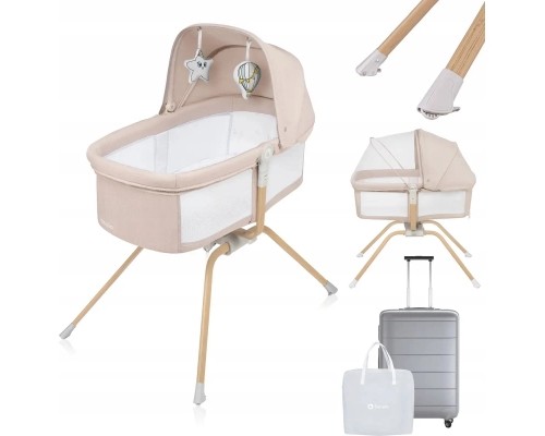 Ліжечко Lionelo приставна Malin Evo BEIGE NATURAL (LO-MALIN EVO BEIGE NATURAL)