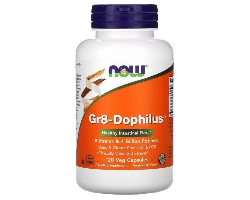Пробіотики Now Foods Пробіотики для Поліпшення Шлункового Тракту, Gr8-Dophilus, 1 (NOW-02910)
