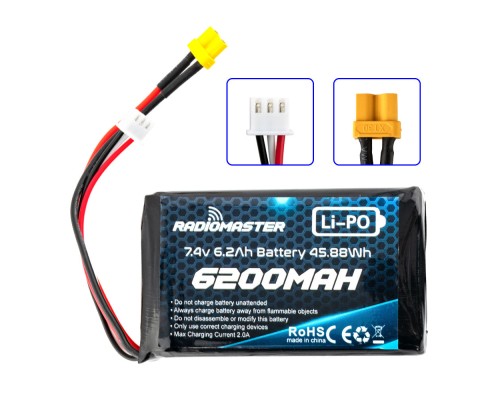 Акумулятор для дрона RadioMaster 6200mah 2S Lipo Transmitter Battery (HP0157.BATT-6200-2S) 