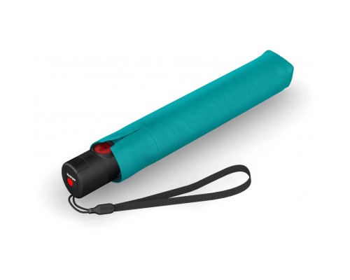 Парасоля Knirps U.200 Ultra Light Duomatic Turquoise Black UV Coating (Kn95 2200 1340)