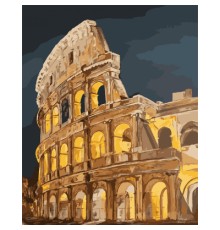 Картина по номерам Santi Колізей 40*50см LED підсвітка (955073)