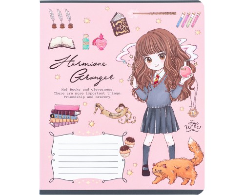 Зошит Kite Harry Potter, 12 аркушів, клітинка (HP24-232)