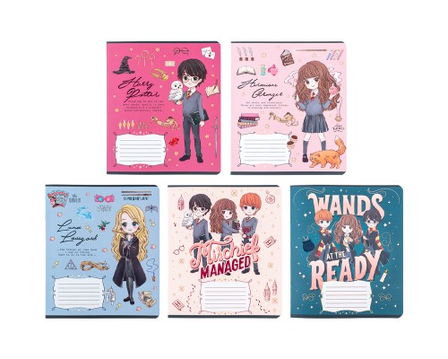 Зошит Kite Harry Potter, 12 аркушів, клітинка (HP24-232)