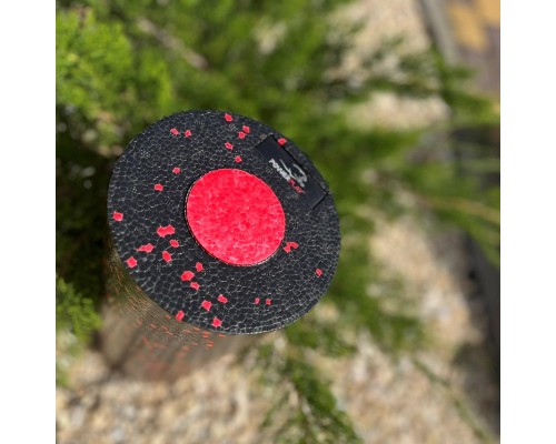 Масажний ролик PowerPlay PP-4348 2 in 1 EPP Foam Roller 33x14см Чорно/Червоний (PP_4348_Red_(33*14))
