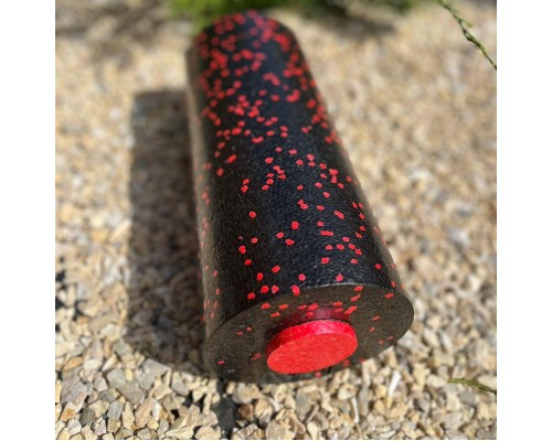 Масажний ролик PowerPlay PP-4348 2 in 1 EPP Foam Roller 33x14см Чорно/Червоний (PP_4348_Red_(33*14))