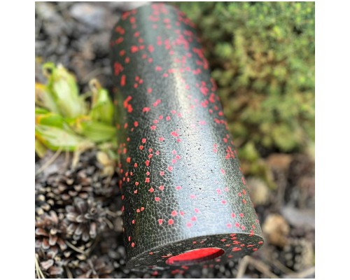 Масажний ролик PowerPlay PP-4348 2 in 1 EPP Foam Roller 33x14см Чорно/Червоний (PP_4348_Red_(33*14))