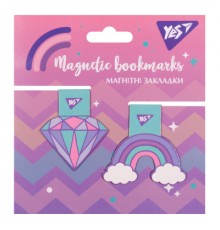 Закладки для книг Yes магнітні Glamour, 2шт (707918)