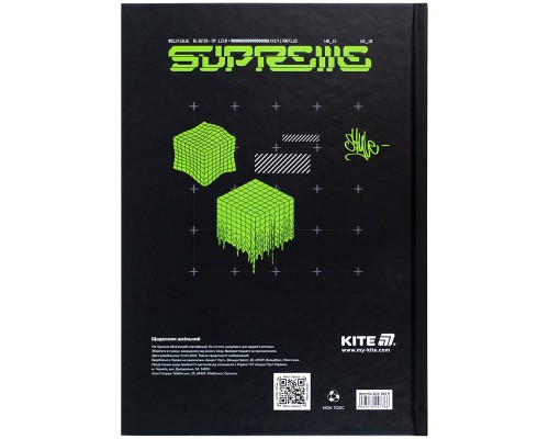 Щоденник шкільний Kite CyberRink, тверда обкладинка (K25-262-9)