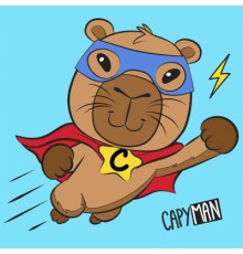 Картина по номерам Santi Капібара Супермен 25х25см (955477)