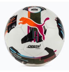 М'яч футбольний Puma Orbita 4 HYB (FIFA Basic) 084326-01 білий, чорний, болотний 5 (4067981499212)