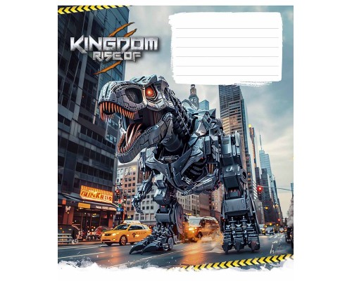 Зошит Школярик Animals transformers 18 аркушів клітинка (018-3467K)