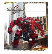 Зошит Школярик Animals transformers 18 аркушів клітинка (018-3467K)