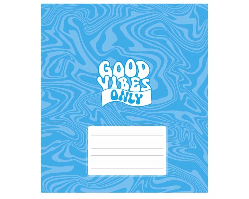 Зошит Школярик Good vibes only 24 аркуша лінія (024-3561L)