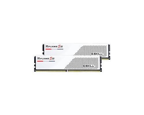 Модуль пам'яті для комп'ютера DDR5 32GB (2x16GB) 6400 MHz Ripjaws S5 Matte White G.Skill (F5-6400J3648F16GX2-RS5W)