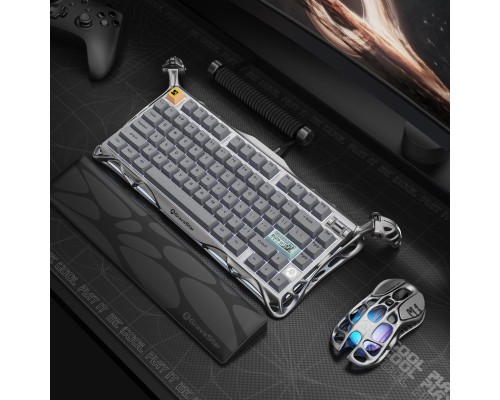 Клавіатура GravaStar Mercury K1 Pro TKL Wireless/Bluetooth/USB UA Grey (GSK1PRO_GRY)