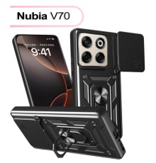 Чохол до мобільного телефона BeCover Military Nubia V70 Black (713534)