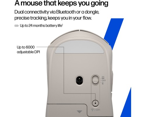 Мишка HP 400 Quiet Wireless/Bluetooth Maple (AZ7B6AA)