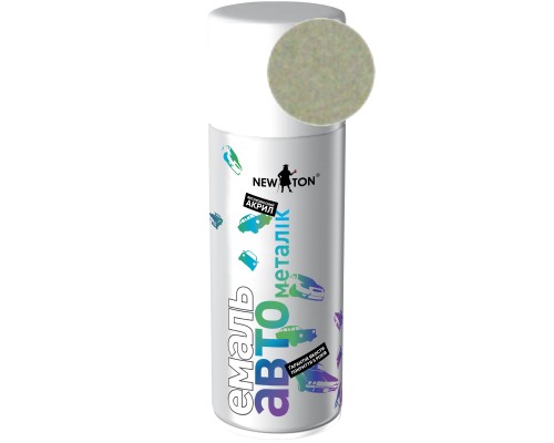 Аерозольна фарба для автомобіля New Ton 690 мет.снігова королева,аер.400 мл (000000564)