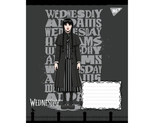 Зошит Yes Wednesday Школа Загадок А5 48 аркушів лінія (768272)