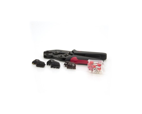 Затиск для клем CINLINELE Black-red + насадки 06 -0.5-6mm2, 02С -0.5-2.5mm2, 16WF -6-16mm2 (Cinlin-06-02C-16WF)