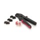 Затиск для клем CINLINELE Black-red + насадки 06 -0.5-6mm2, 02С -0.5-2.5mm2, 16WF -6-16mm2 (Cinlin-06-02C-16WF)