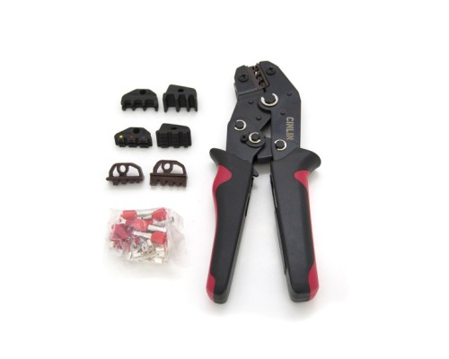 Затиск для клем CINLINELE Black-red + насадки 06 -0.5-6mm2, 02С -0.5-2.5mm2, 16WF -6-16mm2 (Cinlin-06-02C-16WF)