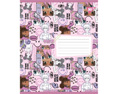 Зошит Yes Smiley World Cool А5 18 аркушів клітинка (767661)