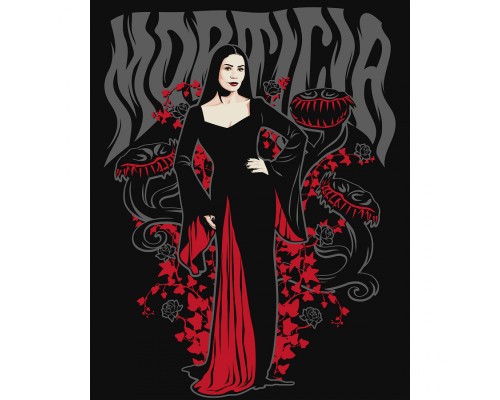 Картина по номерам Santi Wednesday Morticia Addams 40х50 см (954423)