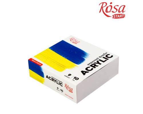 Акрилові фарби Rosa START Ukraine 9 x10 мл (4823098531043)