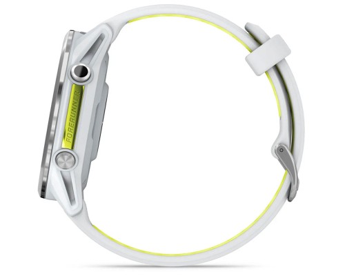 Смарт-годинник Garmin Forerunner 970, Whitestone/Amp Yellow, GPS (010-02969-11)