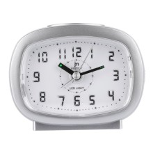 Настільний годинник Lowell будильник, сріблятий (JA7105S)
