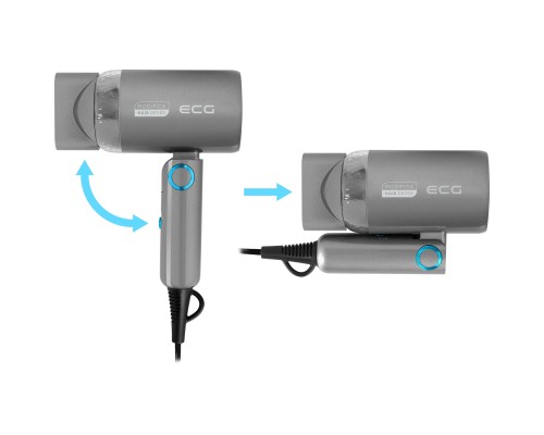 Фен ECG Modifica Grigio Piccolo
