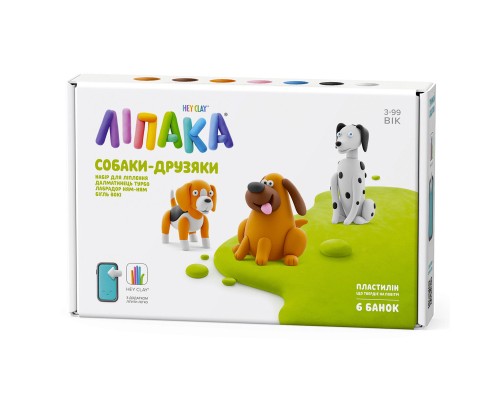 Набір для творчості Lipaka Собаки-друзяки Далматинець Турбо, Лабрадор Ням-Ням, Бігль Вокі (60058-UA01)