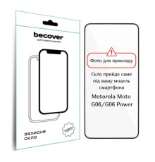 Скло захисне BeCover Motorola Moto G06 / G06 Power 4G Black (714364)