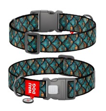 Нашийник для тварин WAUDOG Nylon з QR адресником 