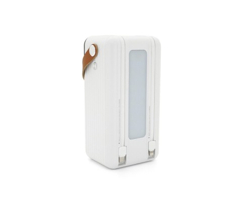 Батарея універсальна Remax 60000mAh, 22.5W, PD+QC, 2*USB+Type-C+Lightning, Black/White (RPP-565)