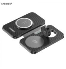 Зарядний пристрій Choetech Wireless magnetic 3-in-1 15W black (T616-F)